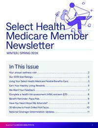 Preview Medicare Winter Spring Newsletter