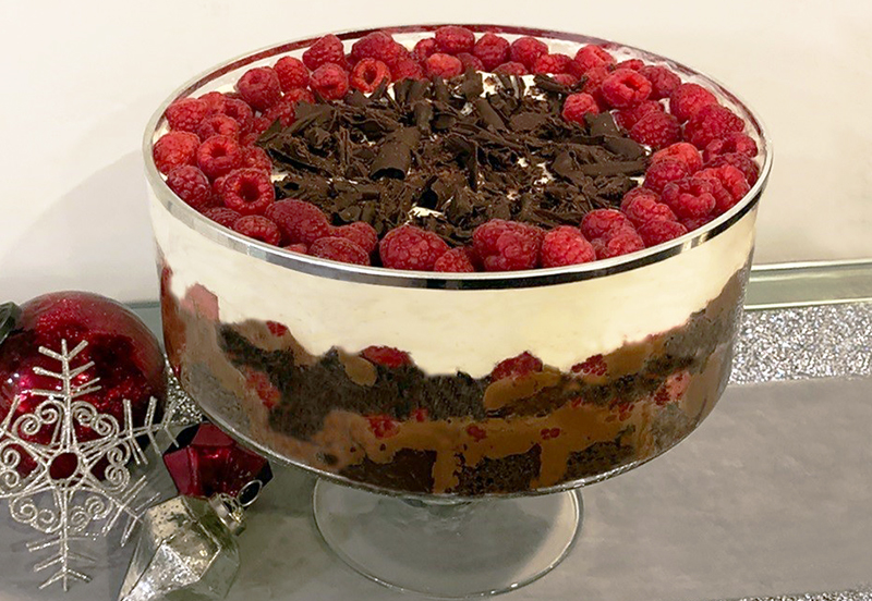 Low-fat raspberry trifle recipe, dessert recipes