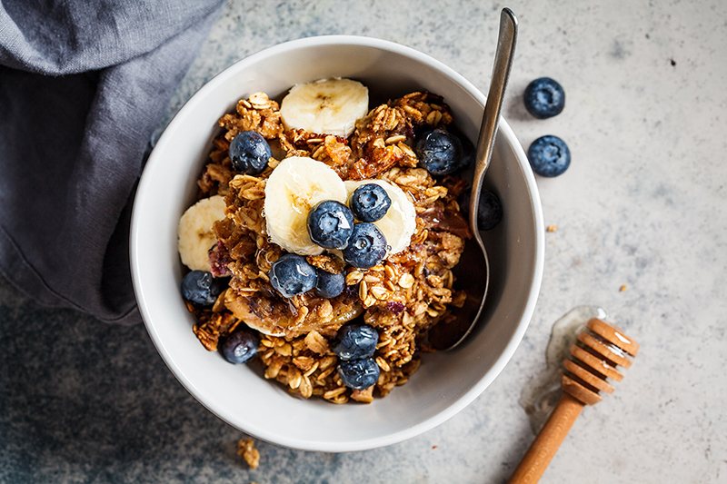 Wholesome Breakfast Blueberry Banana