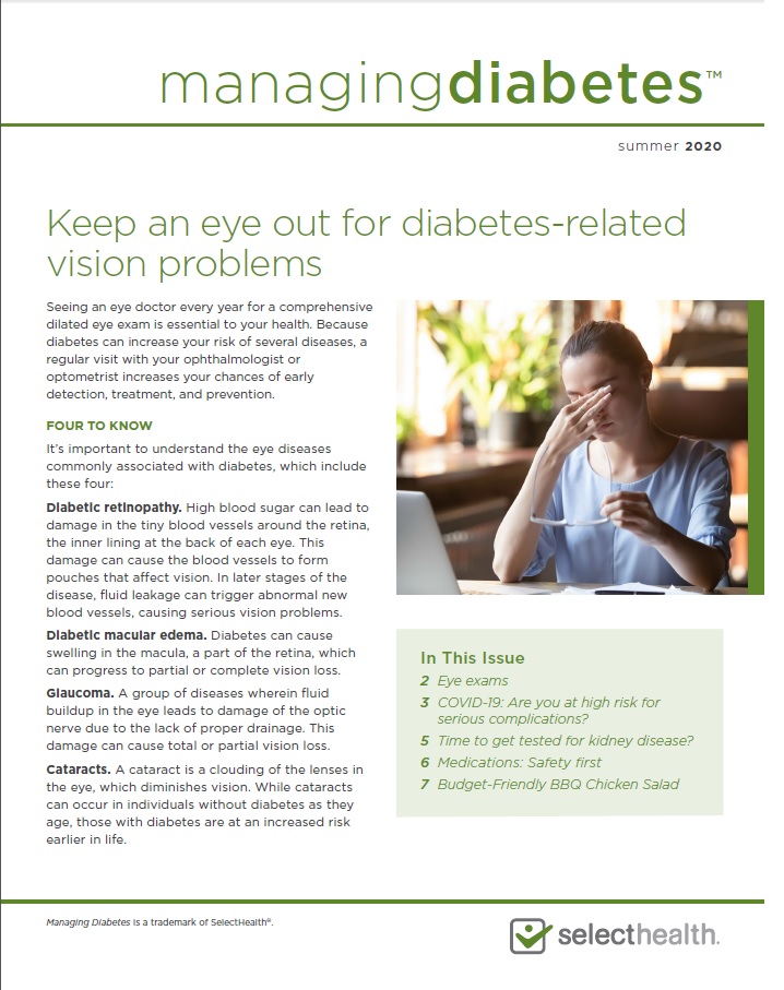 English Managing Diabetes Newsletter - Summer 2021