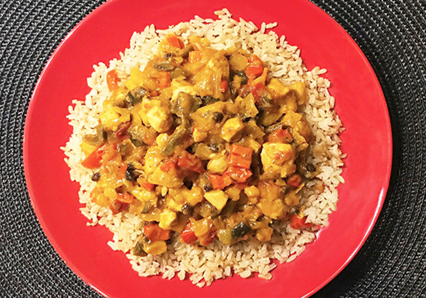Chef Mary shares her Chicken Curry healthy recipe, chicken curry