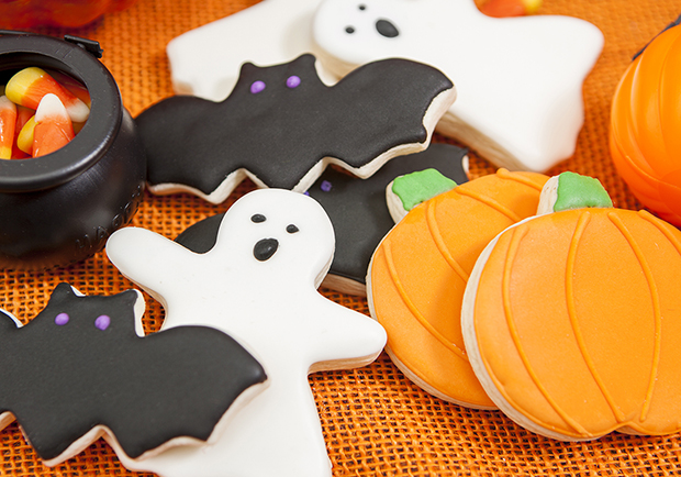 Lighter recipe for sugar cookies, Halloween