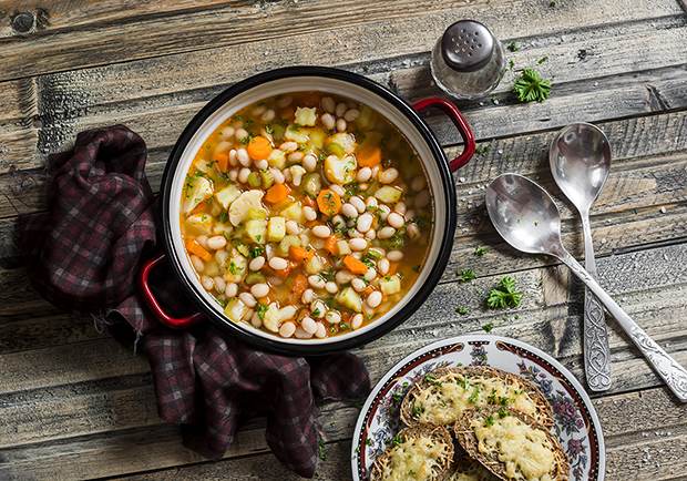 Healthy hearty soup, lighter recipes for soup