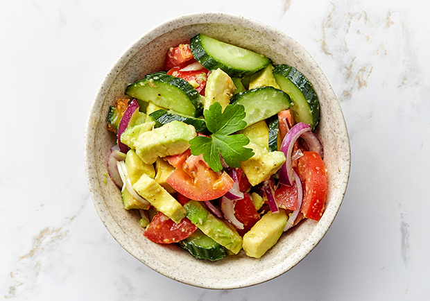 Avocado tomato salad, healthy recipes