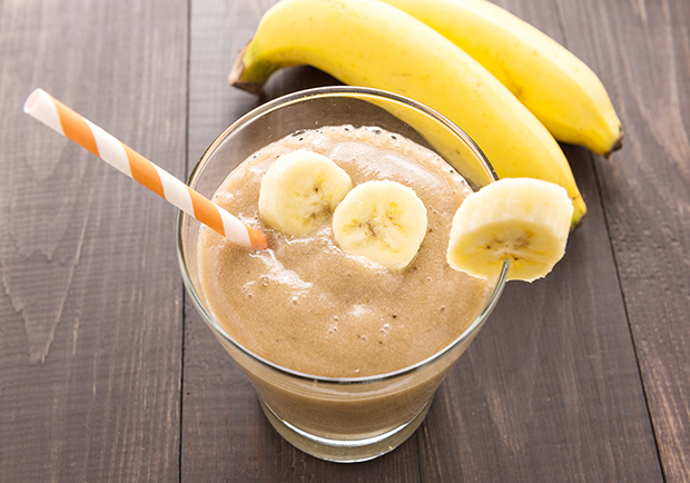 Chocolate banana peanut butter smoothie, recipe