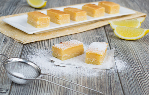 Recipe for lighter lemon bars