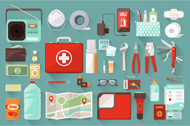 How to prepare for an earthquake, preparation kit 