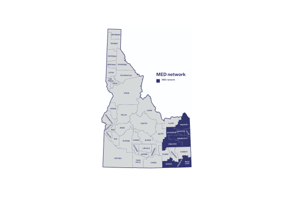  map of idaho med